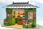 Preview: Kiosk Art Deco ´Blumen`